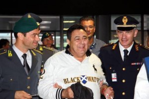 Italy's most wanted drug trafficker Roberto Pannunzi, arrested in Colombia, arrived in Rome