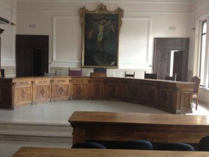 Catanzaro: aula della Corte d'appello