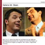 +++ RPT Quotidiano tedesco ironizza su facce, Renzi come Mr Bean