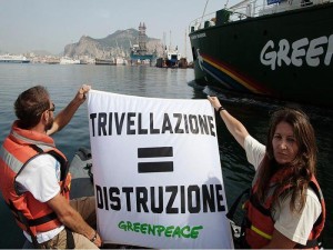 Mediterraneo: Greenpeace appello a Anci Sicilia stop trivelle