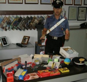 Scoperto laboratorio abusivo di ordigni, Carabinieri arrestano un 40enne cosentino