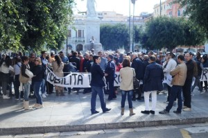 protesta lavoratori in deroga (1)