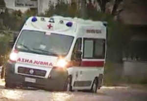 ambulanza nubifragio