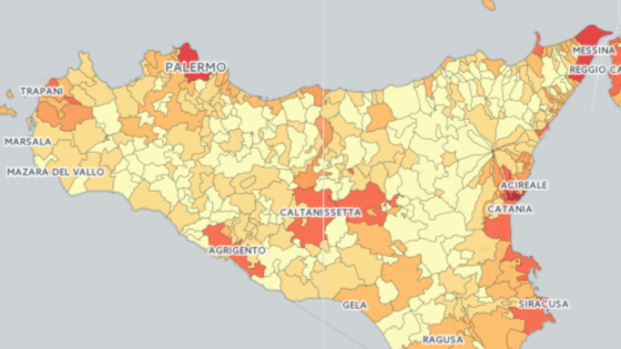 La Classifica Dei Redditi In Sicilia Messina La Citta Piu Ricca Capizzi Il Comune Piu Povero Dati E Mappa Stretto Web
