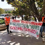 protesta lavoratori palazzo zanca