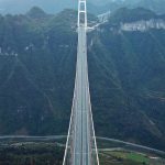Ponte sospeso di Aizhai in Cina