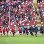 Reggina-Crotone esultanza gol Montalto Curva Sud tifosi Granillo