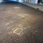 corso garibaldi reggio calabria nuova pavimentazione rotta 10 marzo 2022
