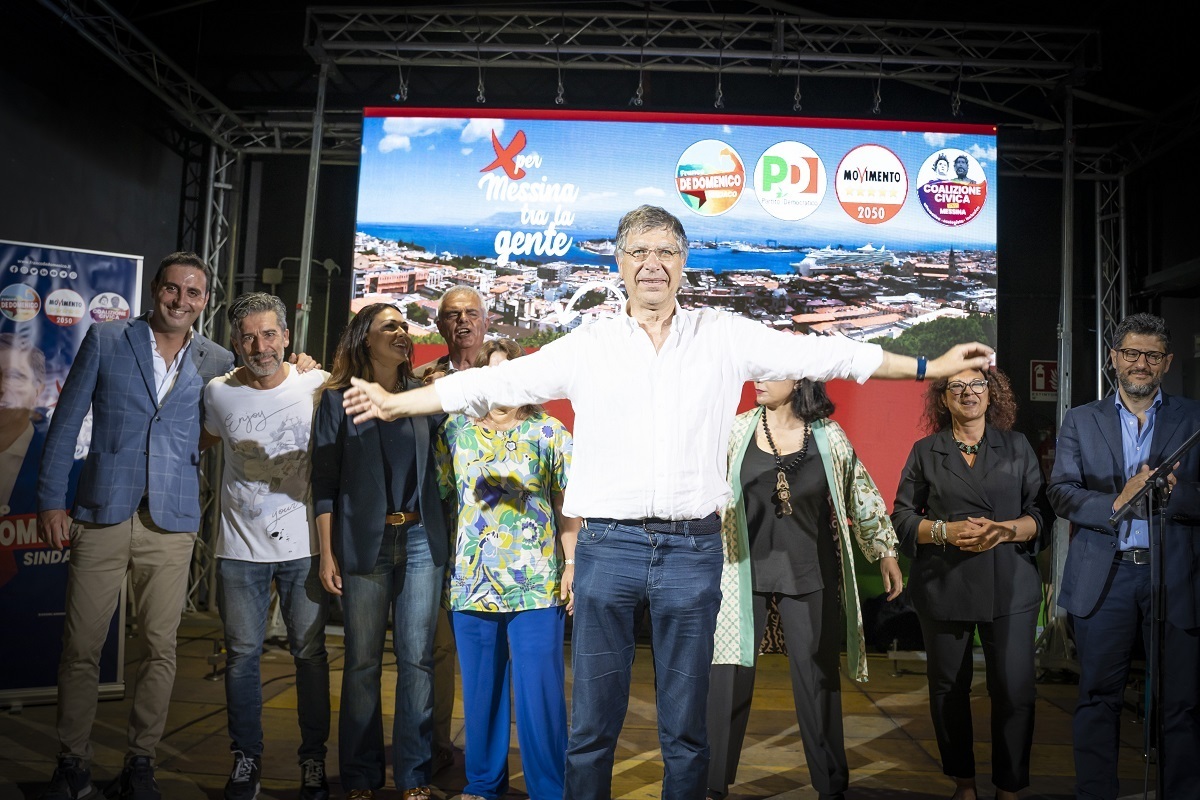 Messina De Domenico Conclude La Campagna Elettorale mi Fido Dei 