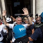 protesta tassisti roma