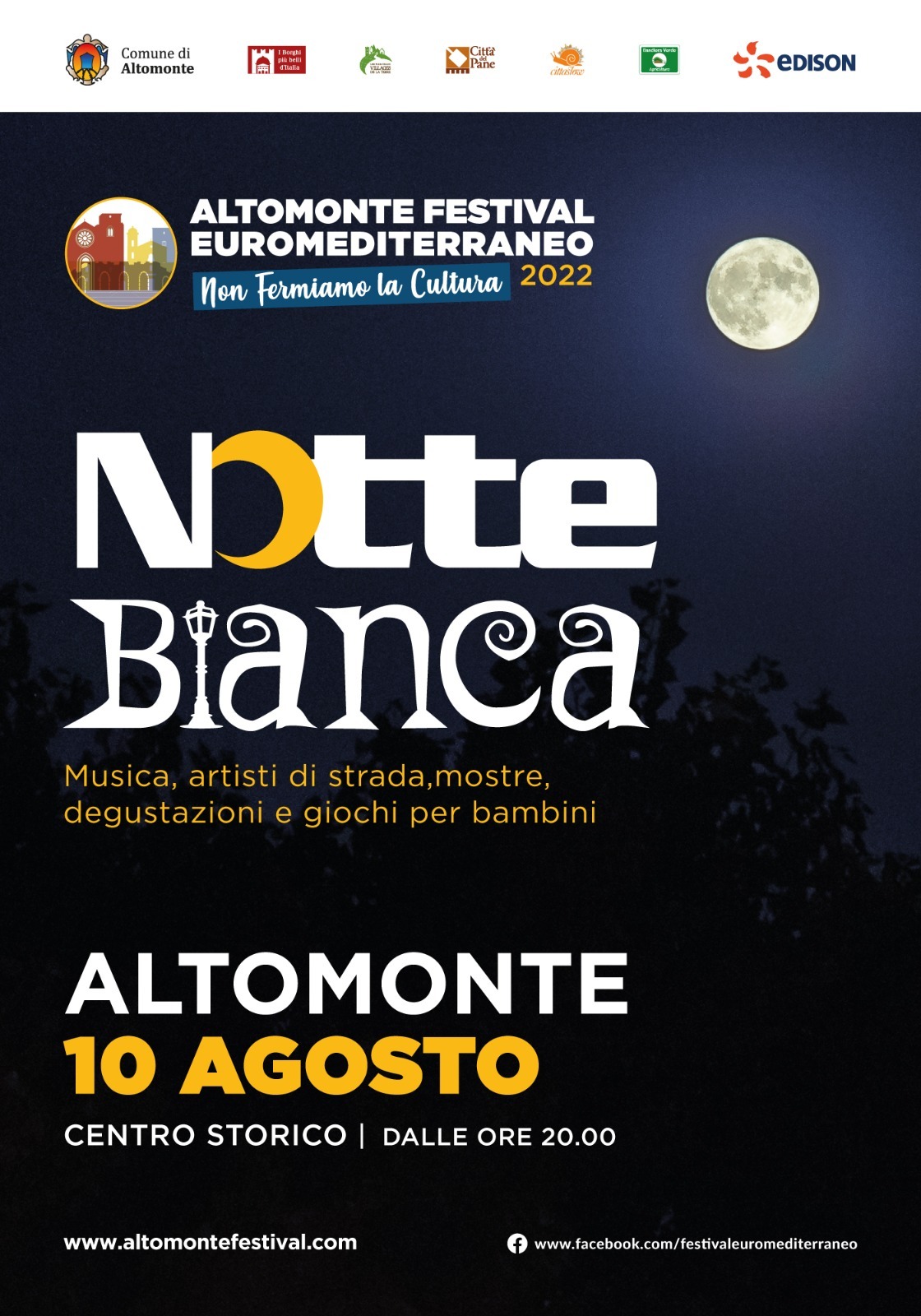 Notte Bianca Altomonte Festival Euromediterraneo