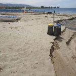 spiaggia catona devastata dal maltempo 2