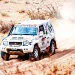 La Mitsubishi Pajero con la quale Antonio Ricciari ha disputato la Dakar Classic 2022