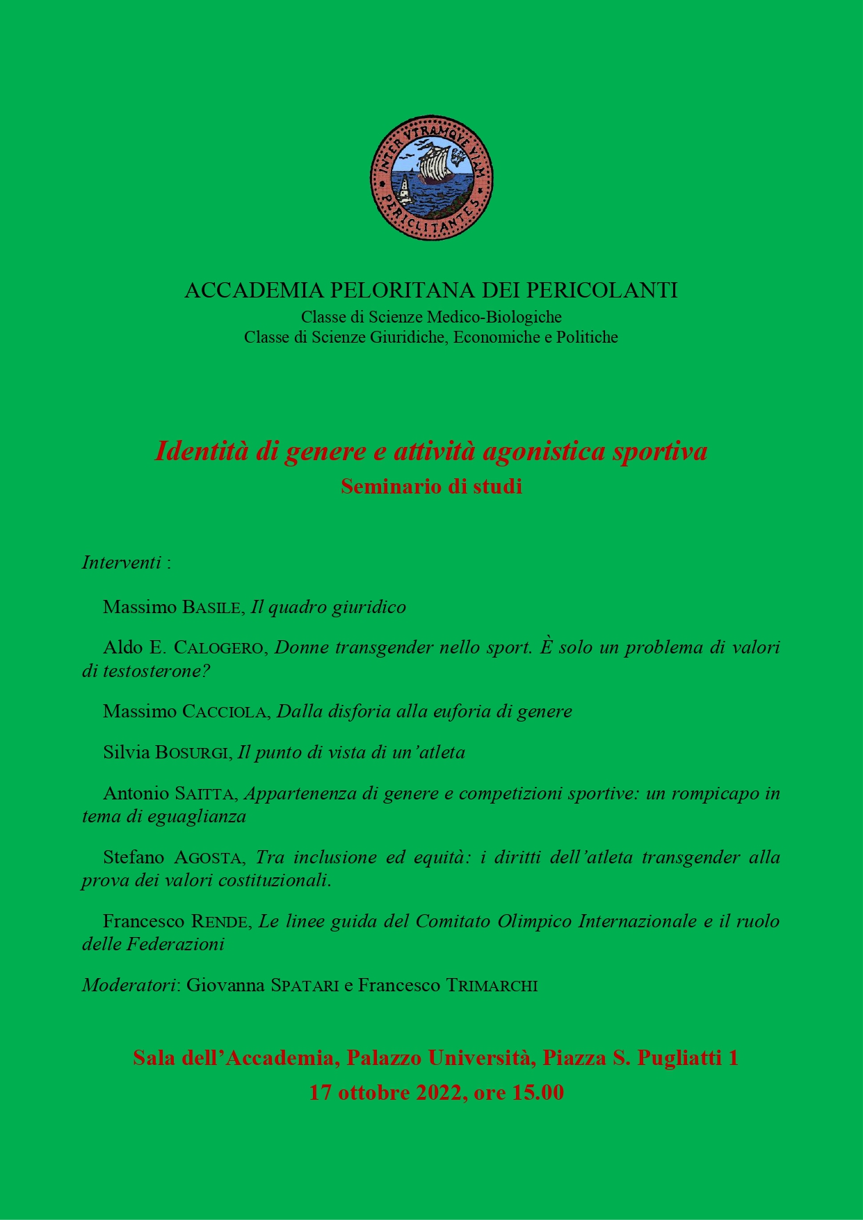 Seminario di studi su Identità di genere e attività agonistica sportiva (2)