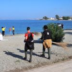 pulizia spiaggia per mediterranea cup