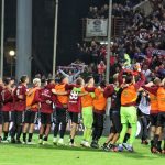 Festa Reggina-Genoa squadra Curva Sud coro finale