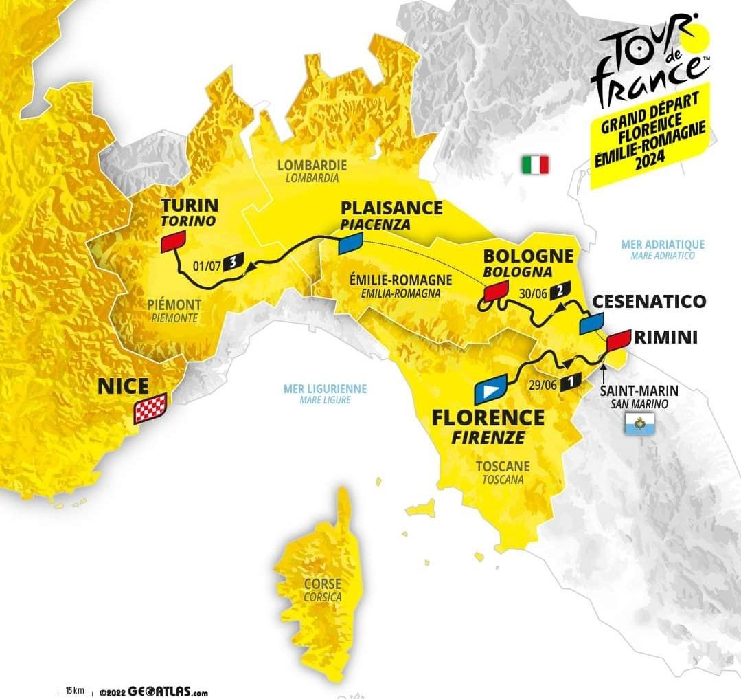 Firenze si colora di giallo! Il Tour de France 2024 partirà dalla
