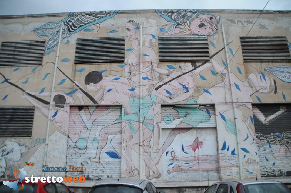 Messina La Street Art Invade La Citta Gli Edifici Si Colorano Di Murales E Graffiti Foto Stretto Web