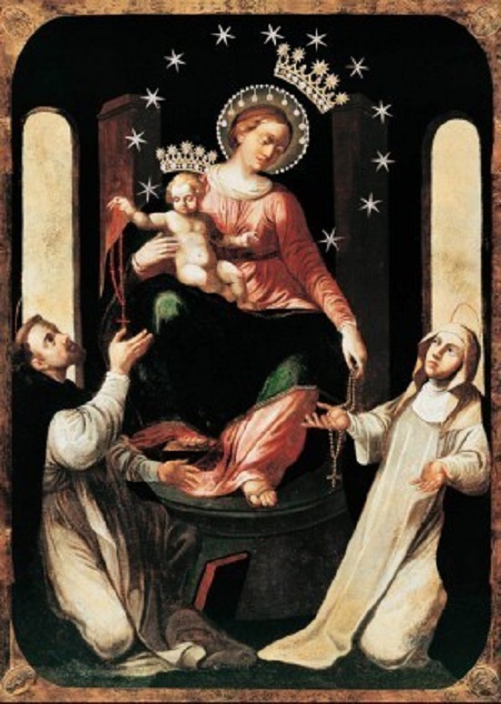 Risultati immagini per madonna del rosario