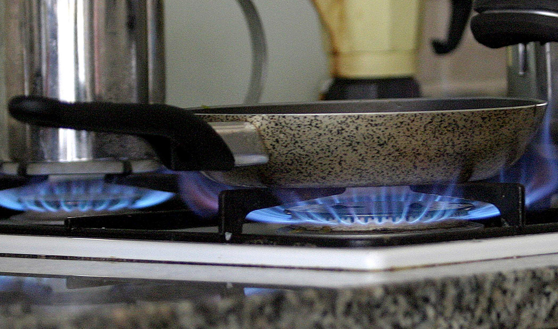 Padella cucina fornello gas