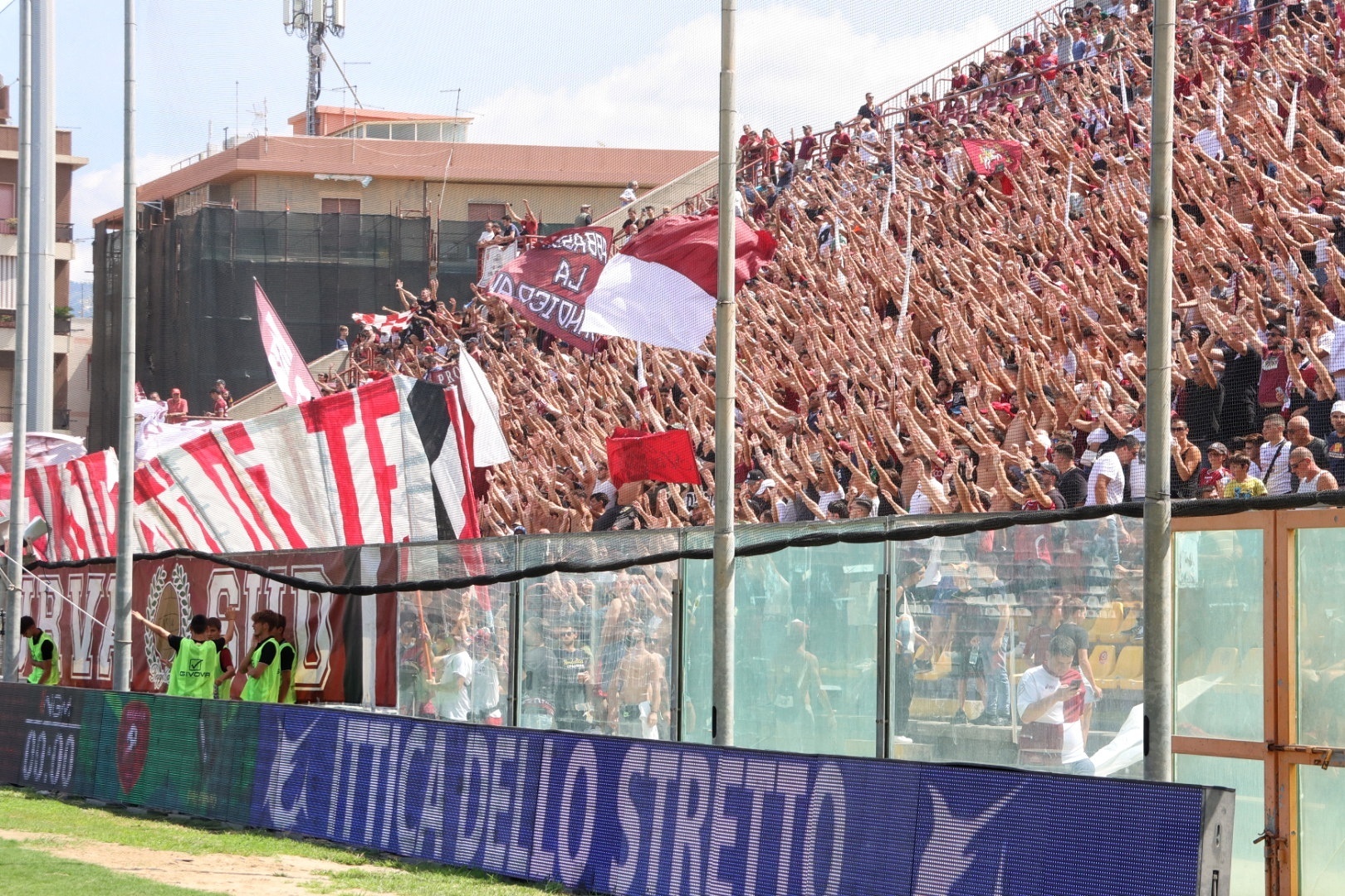 Reggina-Palermo tifosi granillo curva sud