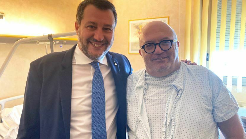 Matteo Salvini e Francesco Storace