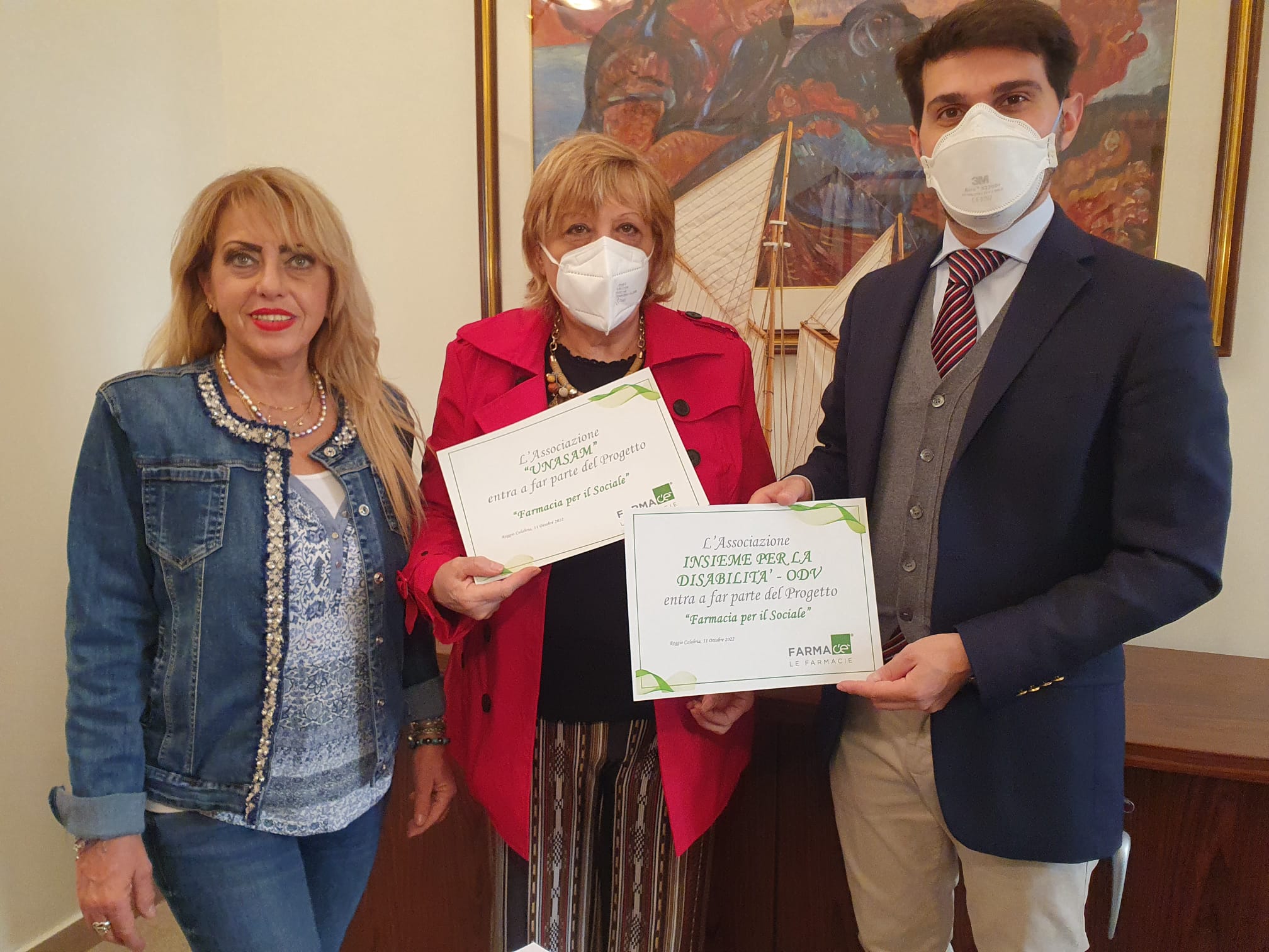 Unasam Calabria e Insieme per la disabilità aderiscono a Farmacia per il sociale