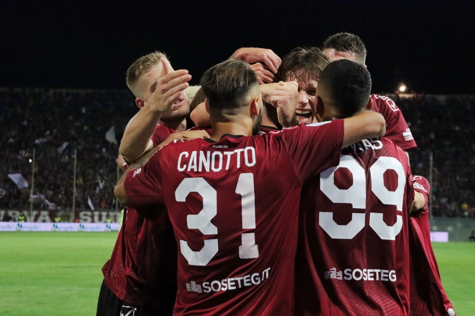 Reggina-Genoa esultanza gol Hernani
