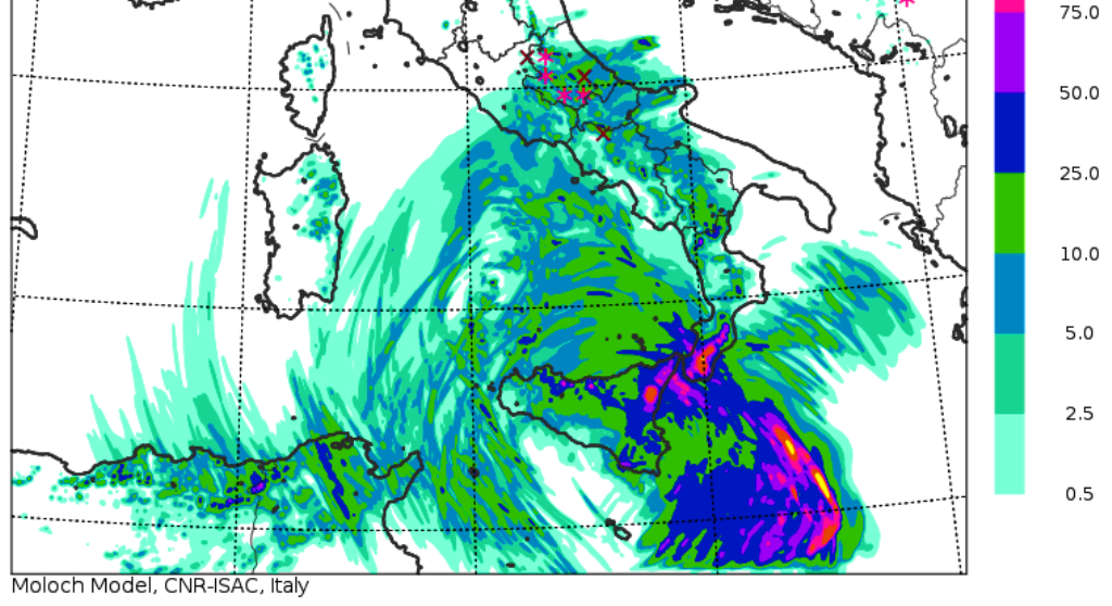 allerta meteo ciclone sud italia serata di sabato 26 novembre