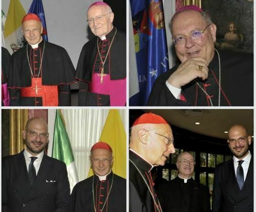 Apertura del nuovo anno istituzionale I.N.A presieduto dal Cardinale Angelo Bagnasco assieme ad alti Prelati