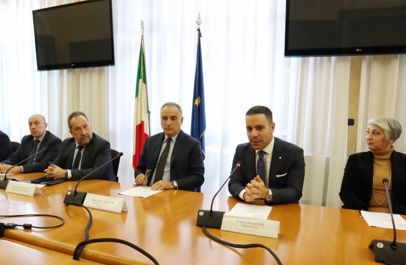 Firma protocollo d'intesa Reggina Calcio e Tribunale per i Minorenni di Reggio Calabria