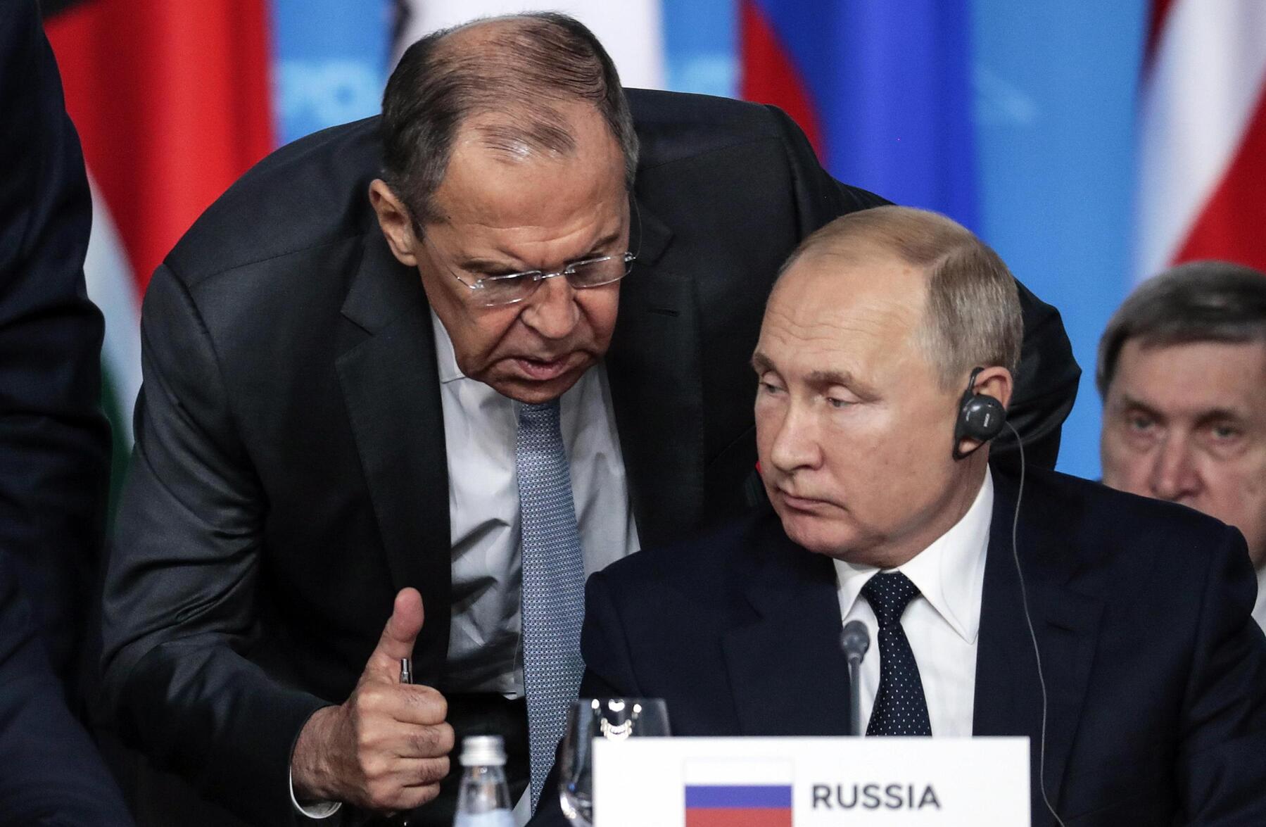 Lavrov e Putin