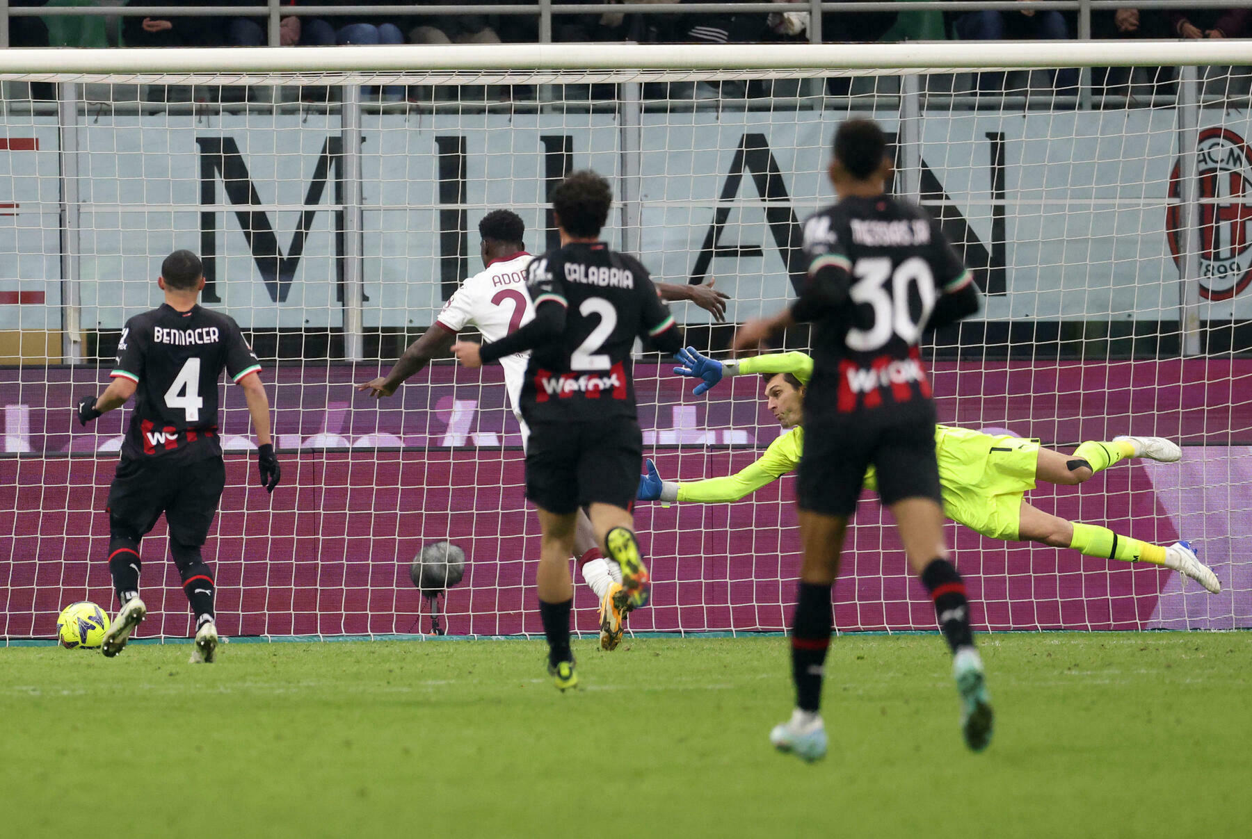 Milan-Torino assist Bayeye