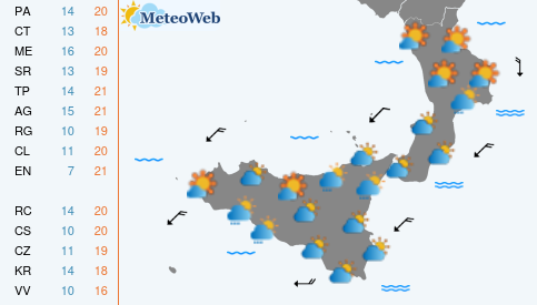 Previsioni Meteo Venerdi 1 Maggio