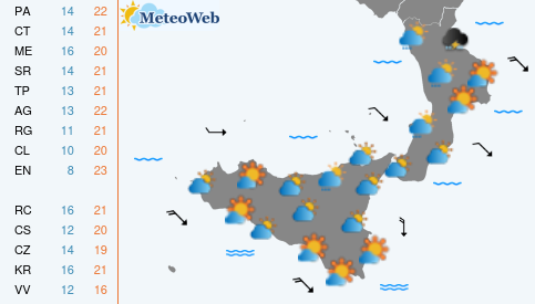Martedi 19 Maggio Previsioni Meteo Martedi 19 Maggio