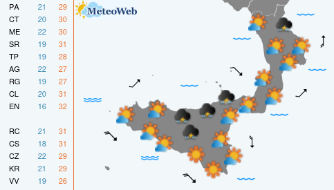 Giovedi 11 Giugno Previsioni Meteo Giovedi 11 Giugno