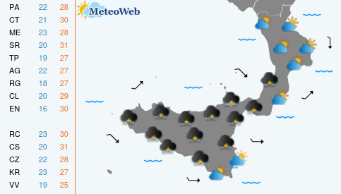 Martedi 16 Giugno Previsioni Meteo Martedi 16 Giugno