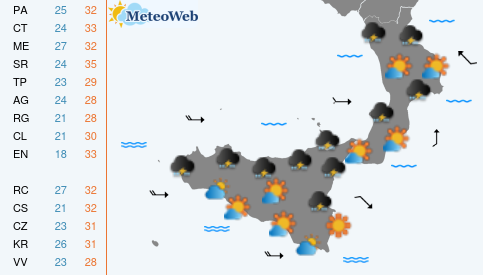 Giovedi 2 Luglio Previsioni Meteo Giovedi 2 Luglio