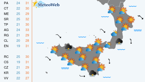 Sabato 4 Luglio Previsioni Meteo Sabato 4 Luglio
