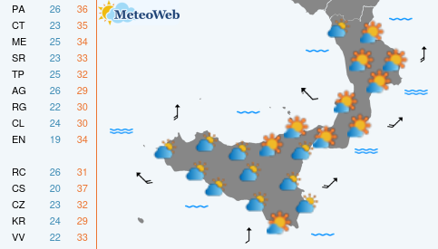 Domenica 26 Luglio Previsioni Meteo Domenica 26 Luglio