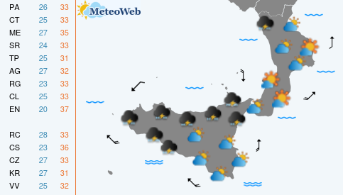 Lunedi 27 Luglio Previsioni Meteo Lunedi 27 Luglio