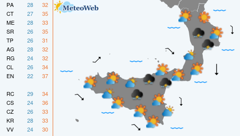 Giovedi 6 Agosto Previsioni Meteo Giovedi 6 Agosto