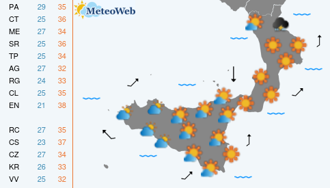 Mercoledi 5 Agosto Previsioni Meteo Mercoledi 5 Agosto