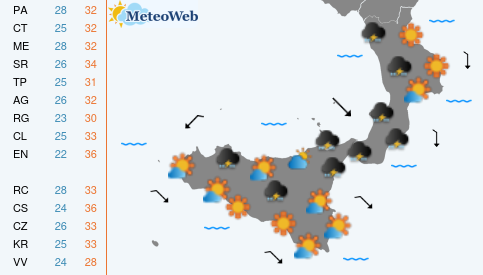Giovedi 6 Agosto Previsioni Meteo Giovedi 6 Agosto