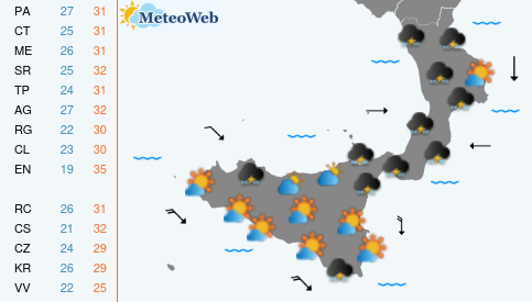 Martedi 18 Agosto Previsioni Meteo Martedi 18 Agosto