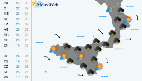 Previsioni Meteo Martedi 18 Agosto