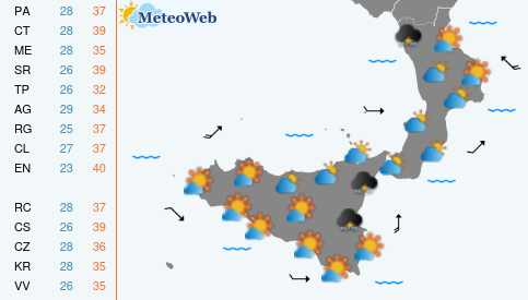 Domenica 30 Agosto Previsioni Meteo Domenica 30 Agosto