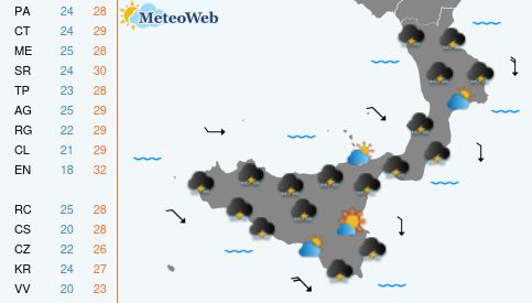 Sabato 12 Settembre Previsioni Meteo Sabato 12 Settembre