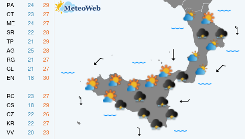 Previsioni Meteo Domenica 13 Settembre