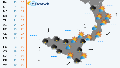 Previsioni Meteo Venerdi 18 Settembre